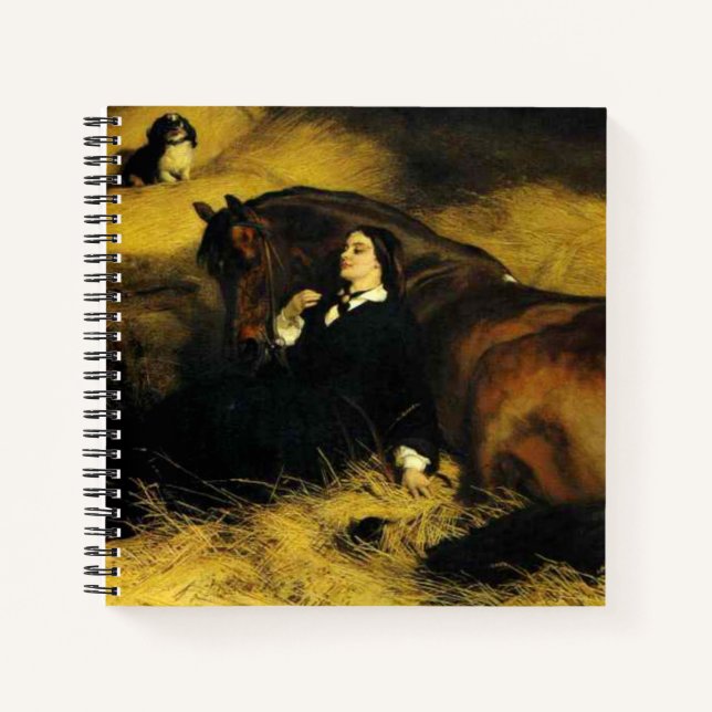Cuaderno Mujer y caballo (Anverso)