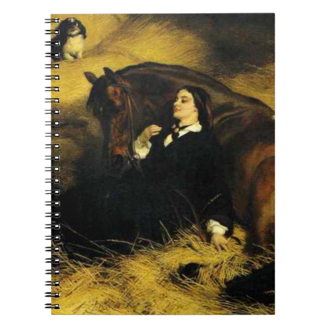 Cuaderno Mujer y caballo (Frente)