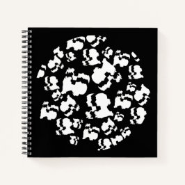 Cuaderno Mujeres abstractas de blanco y negro
