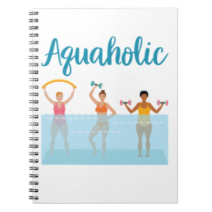 Cuaderno Mujeres acuáticas acuáticas aeróbicas acuática