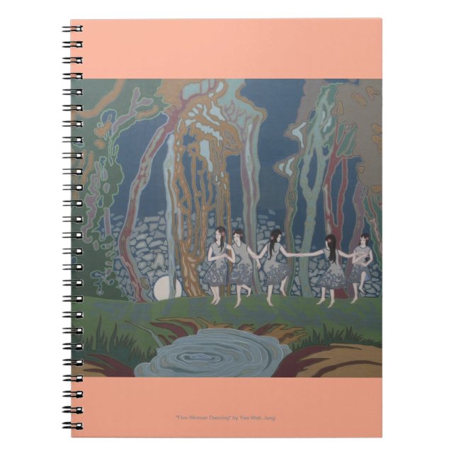 Cuaderno Mujeres bailando a la luz de la luna (Frente)