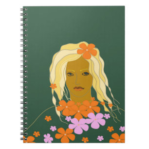 Cuaderno Mujeres Con Flores 