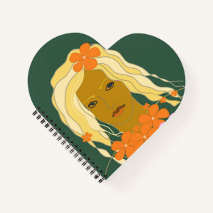 Cuaderno Mujeres Con Flores