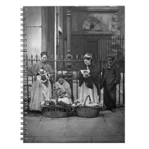 Cuaderno Mujeres de la flor del jardín de Covent, a partir