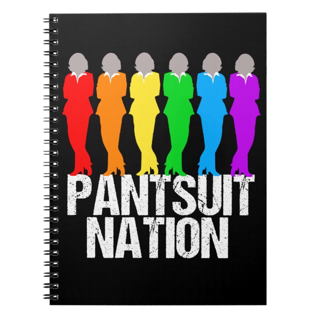 Cuaderno Mujeres del arco iris de la nación del Pantsuit (Frente)