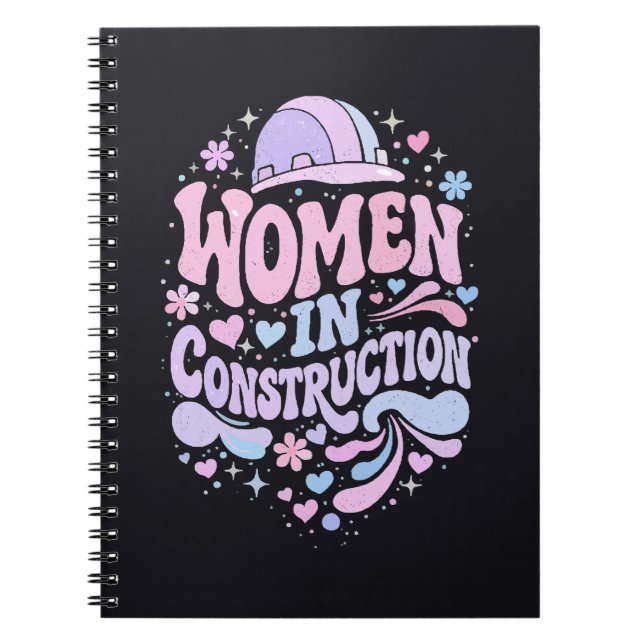 Cuaderno Mujeres En Construcción Empoderamiento Retro (Frente)