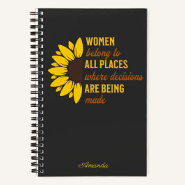 Cuaderno Mujeres Feministas Pertenecen A Todos Los Lugares