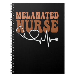 Cuaderno Mujeres Negras Enfermera Melanizada Mes de la Hist