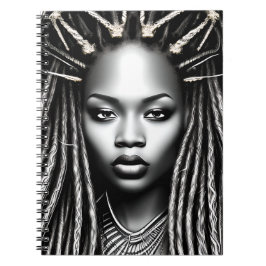 Cuaderno Mujeres negras reina de la melanina norteamericana