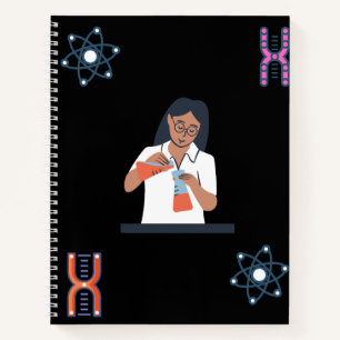 Cuaderno Mujeres Pertenecen Al Laboratorio -ADN De Biología