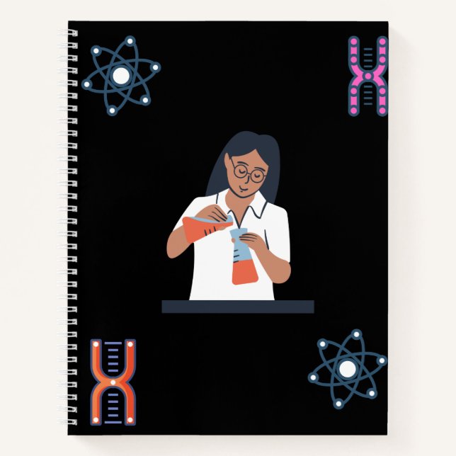 Cuaderno Mujeres Pertenecen Al Laboratorio -ADN De Biología (Anverso)
