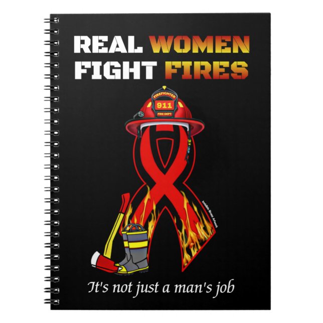 CUADERNO MUJERES REALES LUCHAN CONTRA LOS INCENDIOS (Frente)