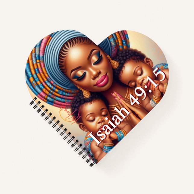 Cuaderno Mujeres y niño Isaías 49:15: (Anverso)