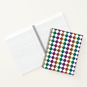 Cuaderno Multicolor Diamante Arlequín Multicolor Cuadros