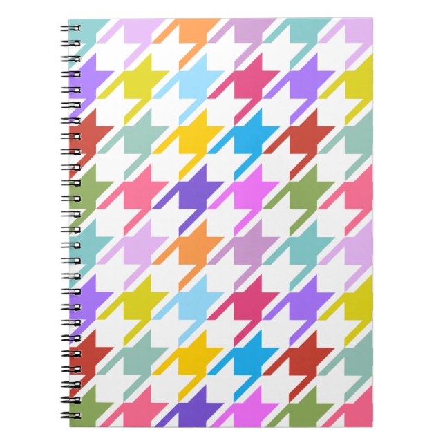 Cuaderno Multicolor inalámbrico + Gran patrón blanco (Frente)