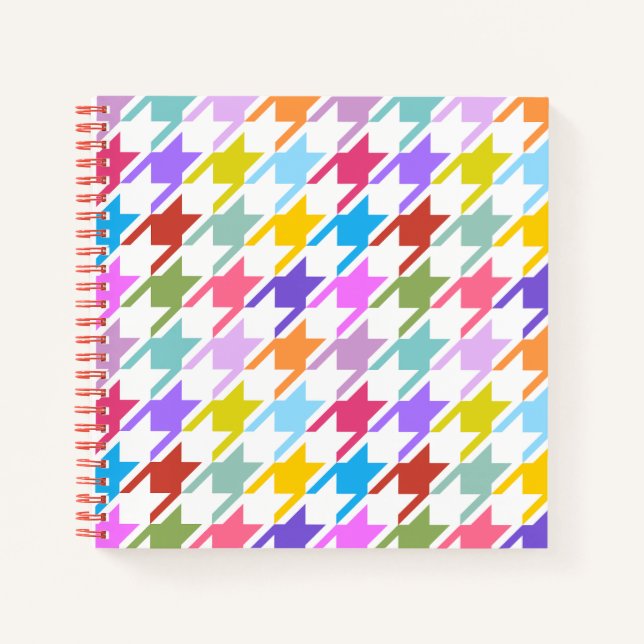 Cuaderno Multicolor inalámbrico + Gran patrón blanco (Anverso)