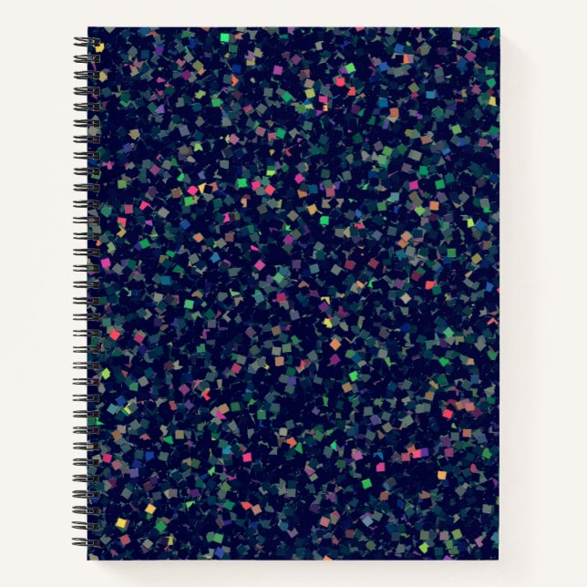 Cuaderno Multicolor Purpurina Confetti (Anverso)