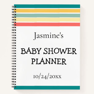 Cuaderno Multicolor Vamos a conseguir Baby Shower de playa
