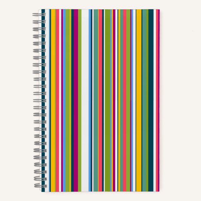 Cuaderno Multicolour Vertical Striped notebook  (Anverso)