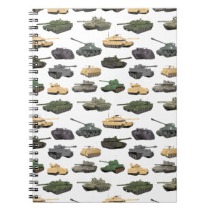 Cuaderno Múltiples tanques de batalla
