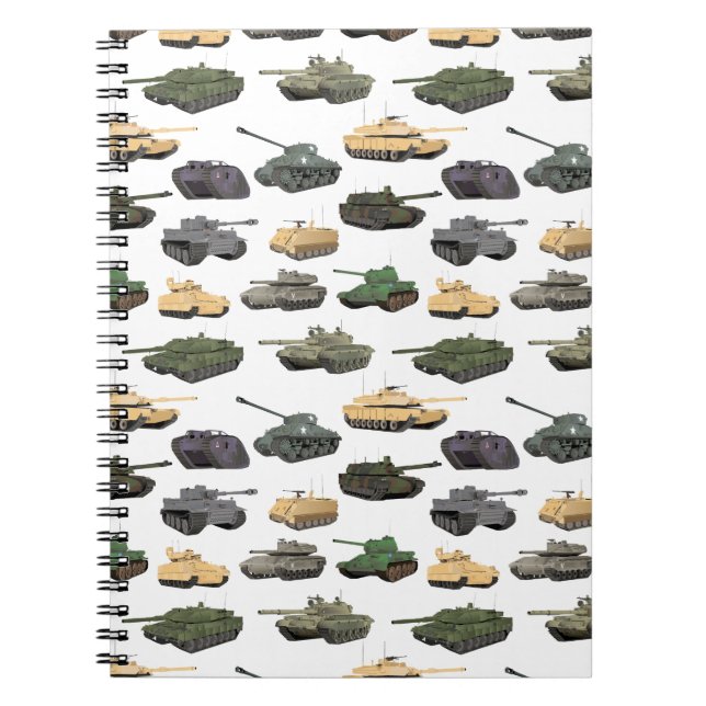 Cuaderno Múltiples tanques de batalla (Frente)