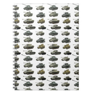 Cuaderno Múltiples tanques estadounidenses para la Segunda