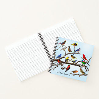 Cuaderno Multitud de pájaros en ramas