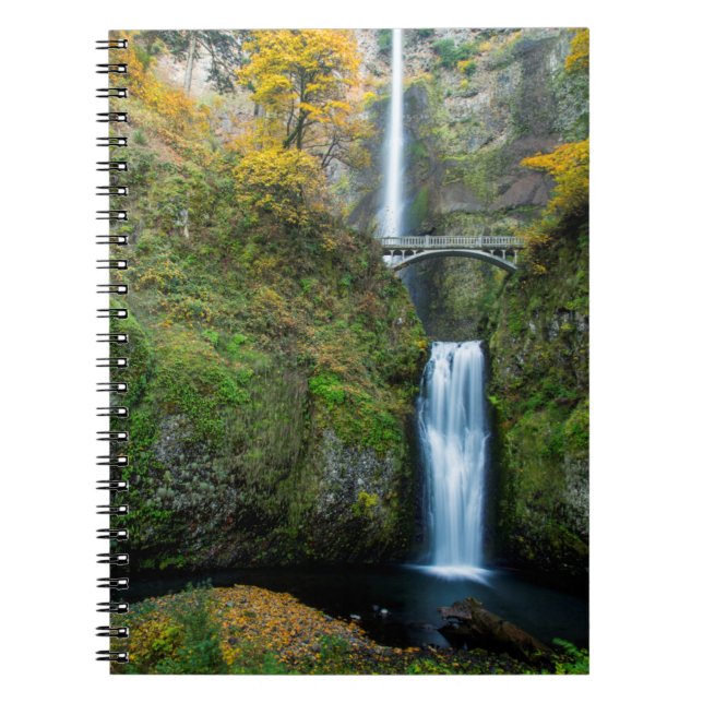 Cuaderno Multnomah Cae En Otoño En El Desfiladero De Columb (Frente)
