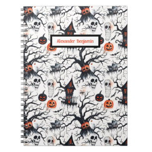 Cuaderno Mummy de calabaza de Halloween