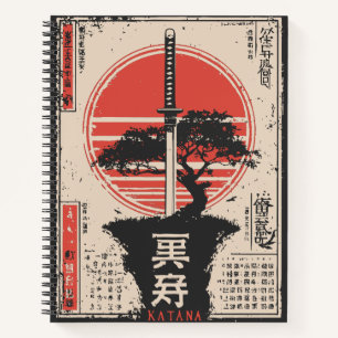 Cuaderno Mundo de Katana   Arte global japonés