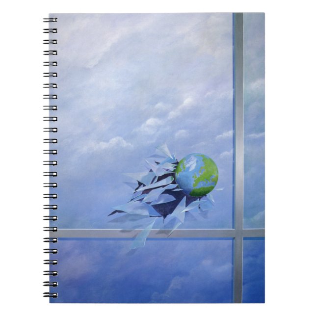 Cuaderno Mundo que rompe el vidrio (Frente)