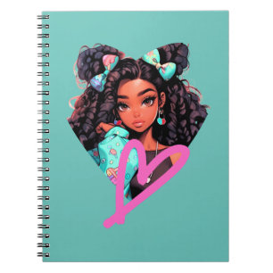 Cuaderno Muñeca afroamericana del corazón