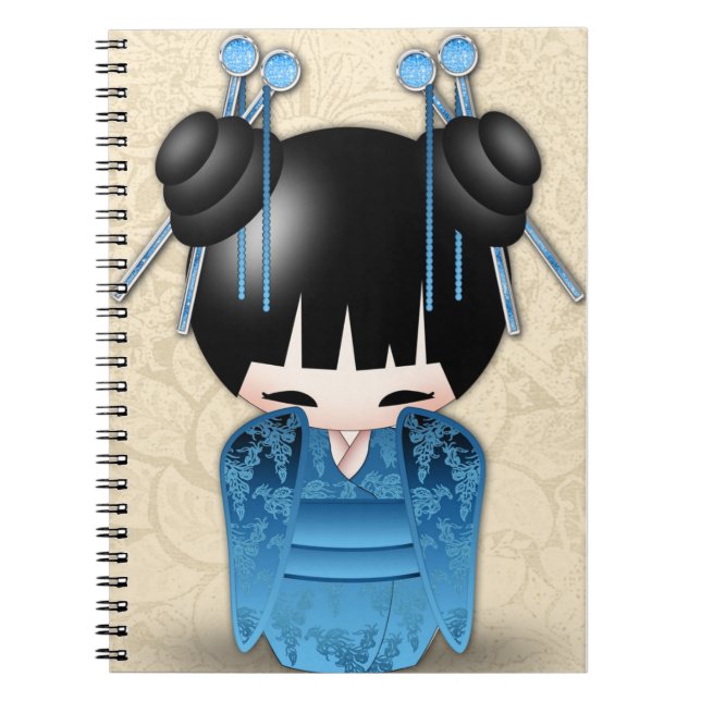 Cuaderno Muñeca china cute (Frente)