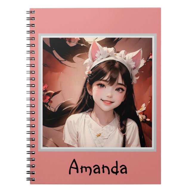 Cuaderno Muñeca, foto de muñecas, regalo (Frente)