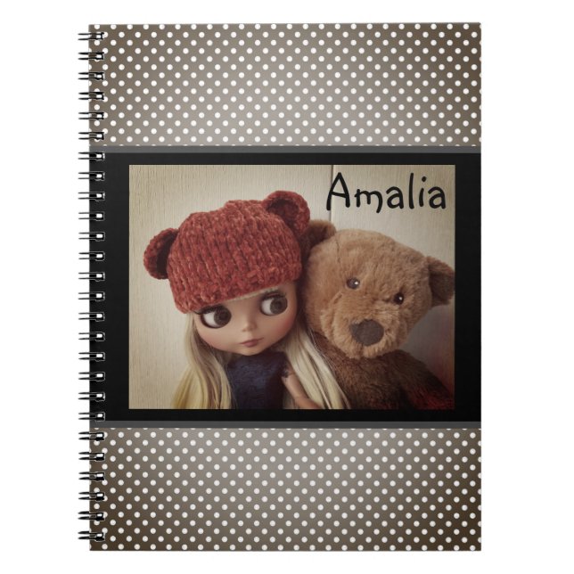Cuaderno Muñecas, amor, chica, para niños, chica (Frente)