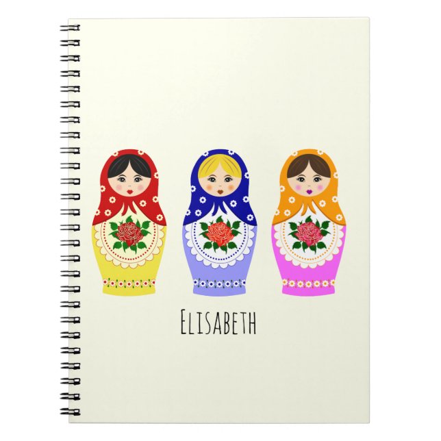 Cuaderno Muñecas rusas del matryoshka (Frente)