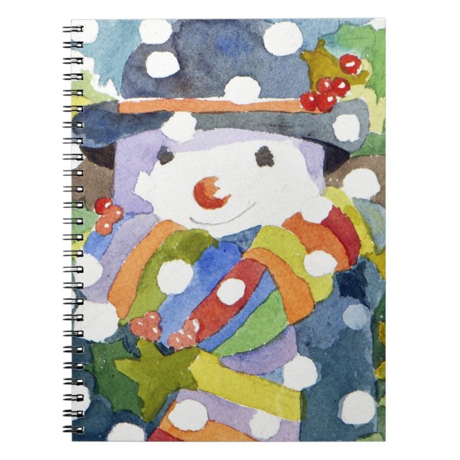 Cuaderno Muñeco de nieve en la nieve 2011 (Frente)