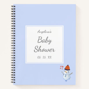 Cuaderno Muñeco de nieve lindo