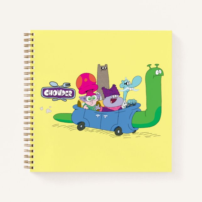 Cuaderno Mung, Chowder, Shnitzel y trufas en caracol (Anverso)