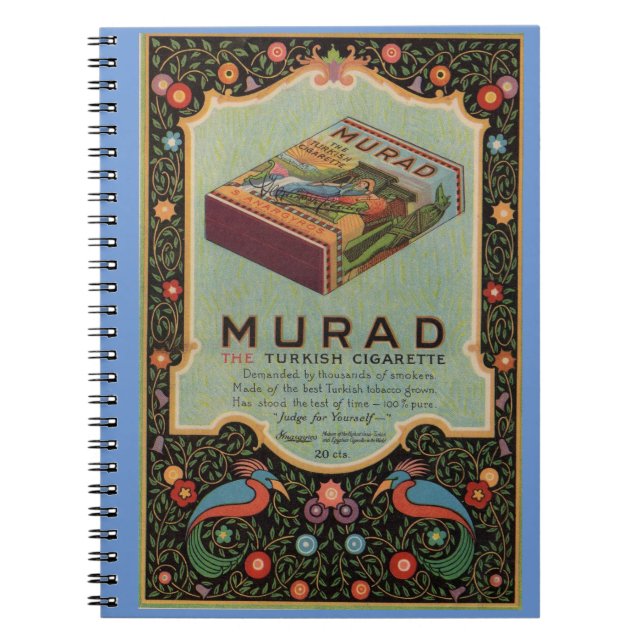 Cuaderno Murad Cigarettes (Frente)