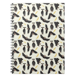 Cuaderno murciélagos amarillos