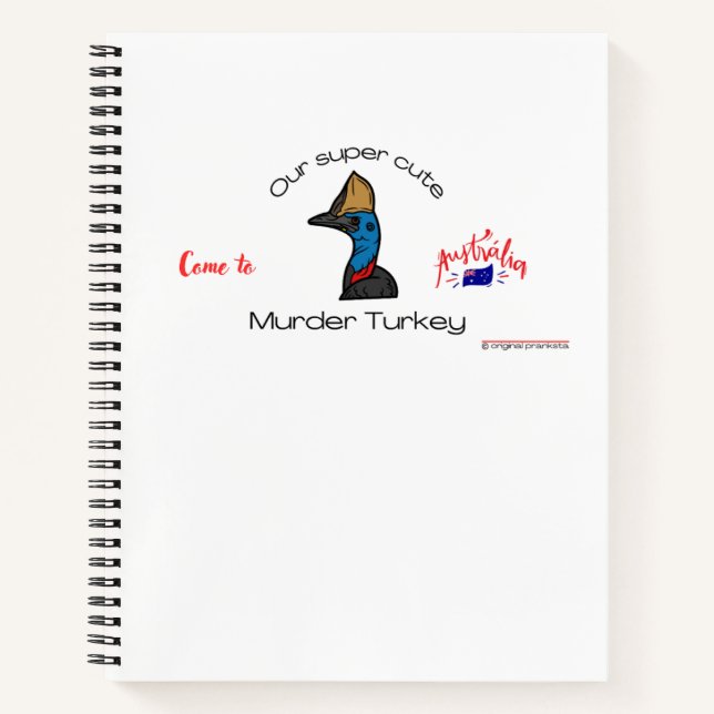 Cuaderno Murder Turkey - Notebook (Anverso)