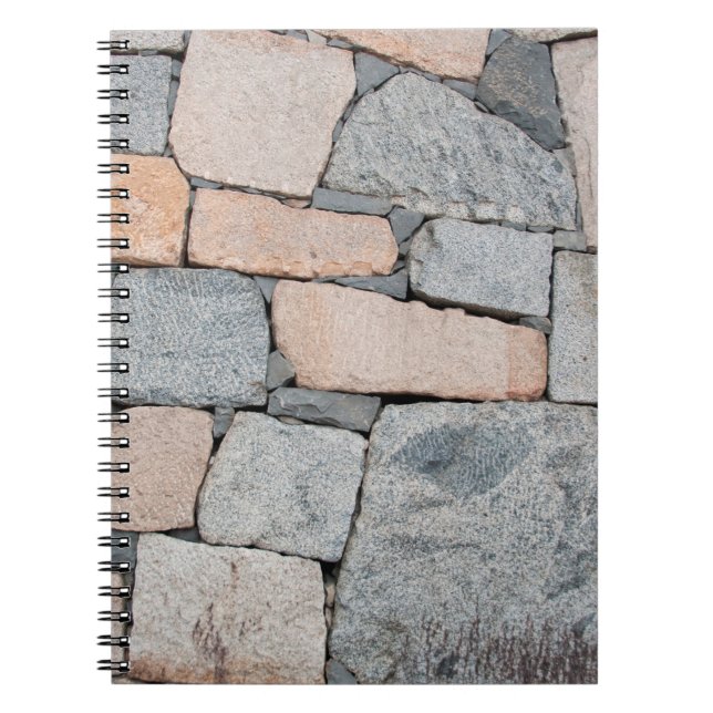 Cuaderno Muro antiguo de piedra de un antiguo castillo. abs (Frente)