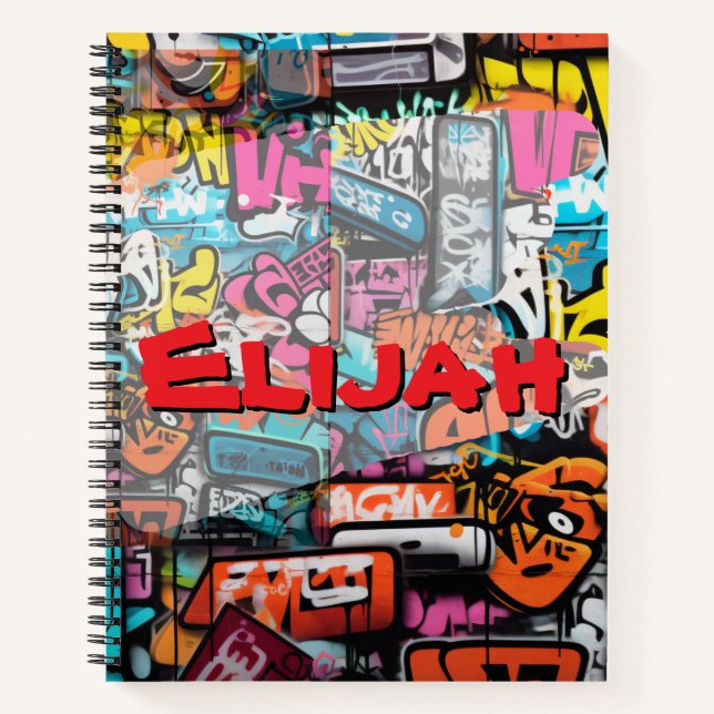 Cuaderno Muro de grafiti urbano (Anverso)