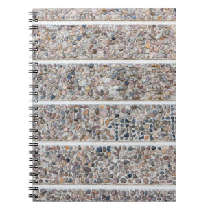 Cuaderno Muro de guijarros de concreto