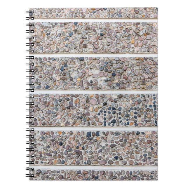 Cuaderno Muro de guijarros de concreto (Frente)
