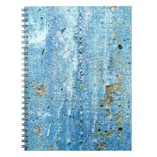 Cuaderno Muro de hormigón texturado, manchas de óxido.