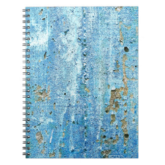 Cuaderno Muro de hormigón texturado, manchas de óxido.