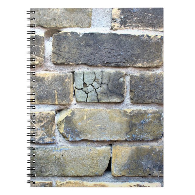 Cuaderno Muro de ladrillo desmoronado desmoronado suave (Frente)