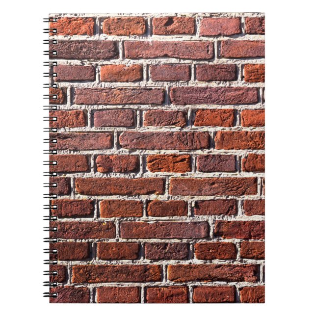 Cuaderno Muro de ladrillo rojo ladrillos de piedra albañile (Frente)